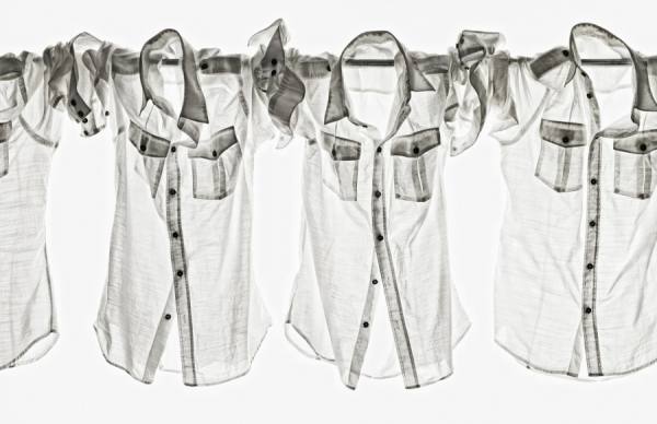 Photograph Marc Tule Translucent Shirts on One Eyeland